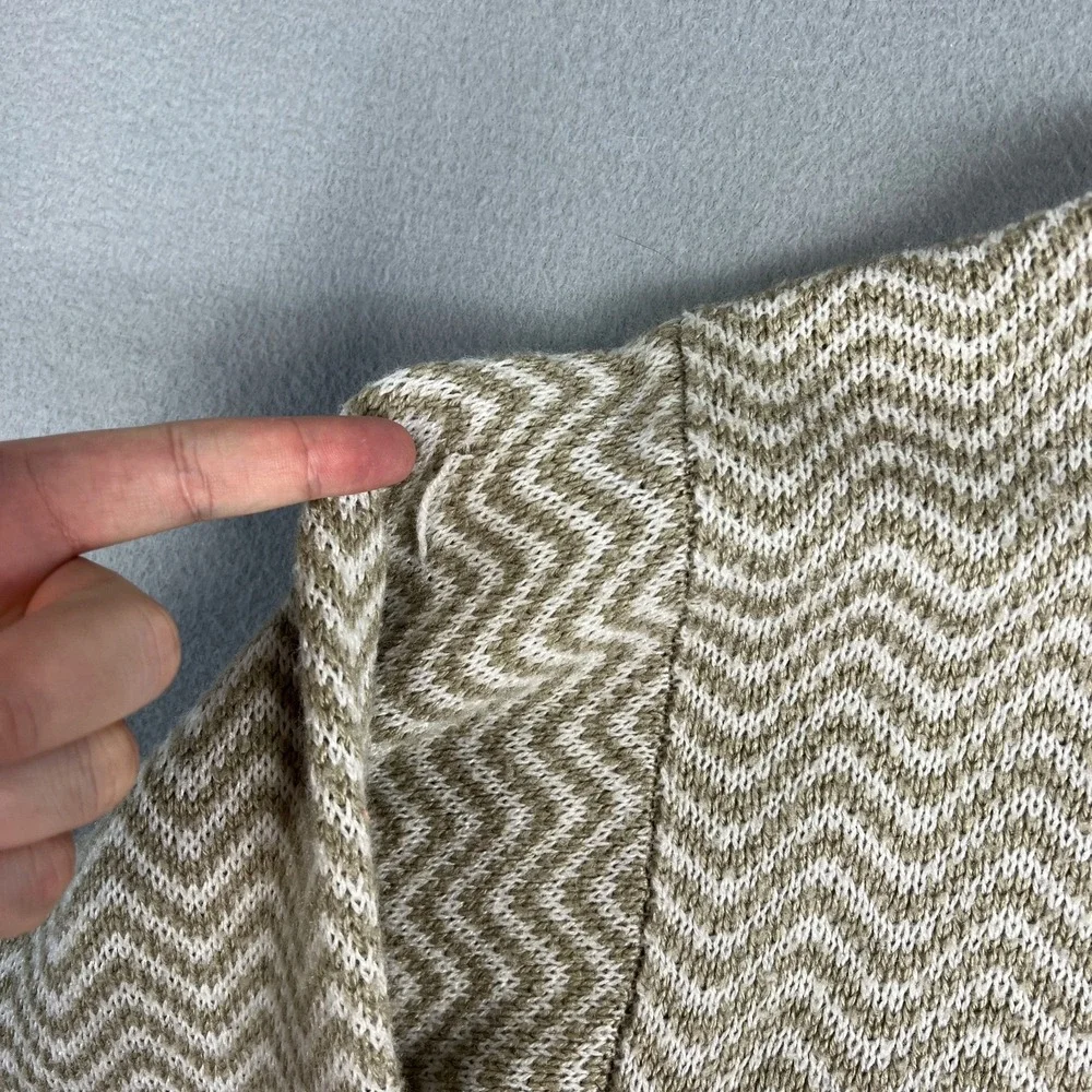 VTG Arrow‎ Blazer Collection Sweater FIts L Chevron Knit Stripe 80s 90s Acrylic